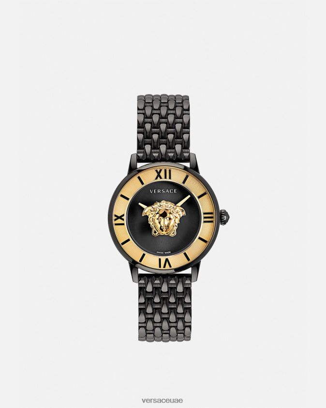 نحيف ساعة لا ميدوسا Versace أسود 0FVD2J984 مُكَمِّلات