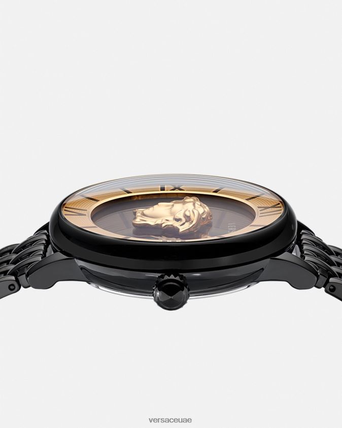 نحيف ساعة لا ميدوسا Versace أسود 0FVD2J984 مُكَمِّلات
