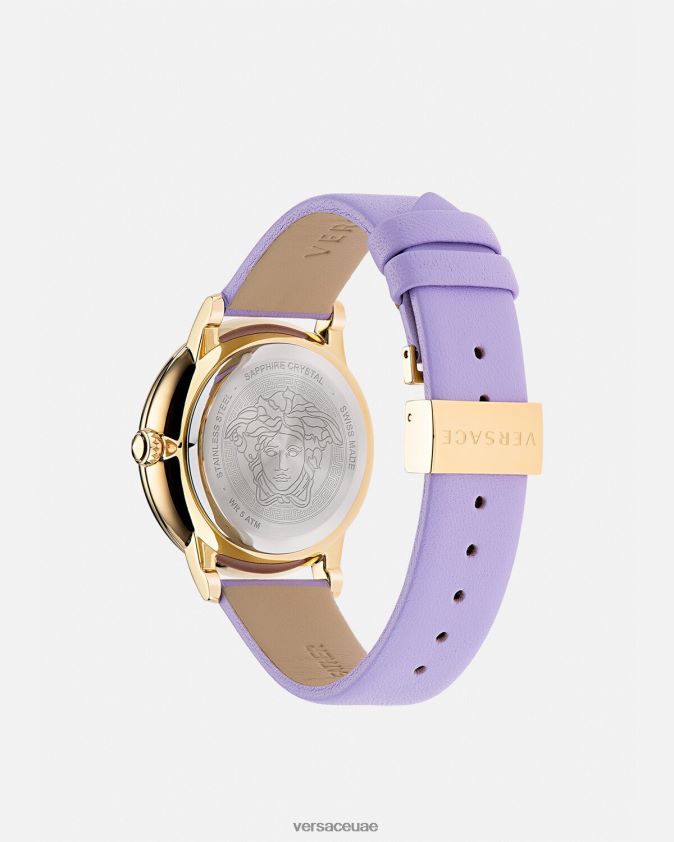نحيف ساعة لا ميدوسا Versace أرجواني 0FVD2J985 مُكَمِّلات