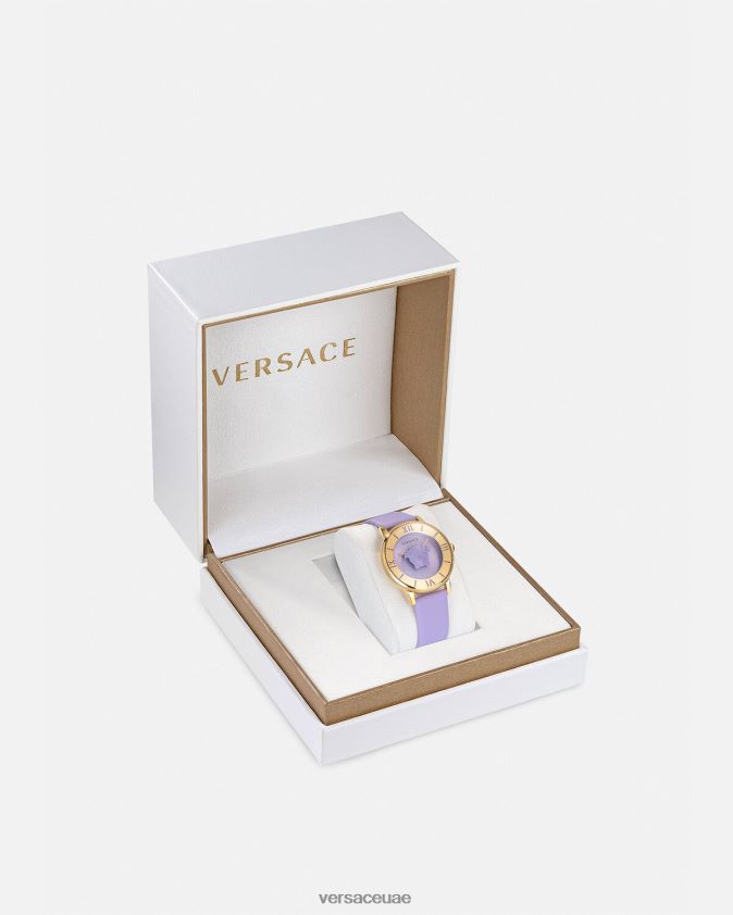 نحيف ساعة لا ميدوسا Versace أرجواني 0FVD2J985 مُكَمِّلات
