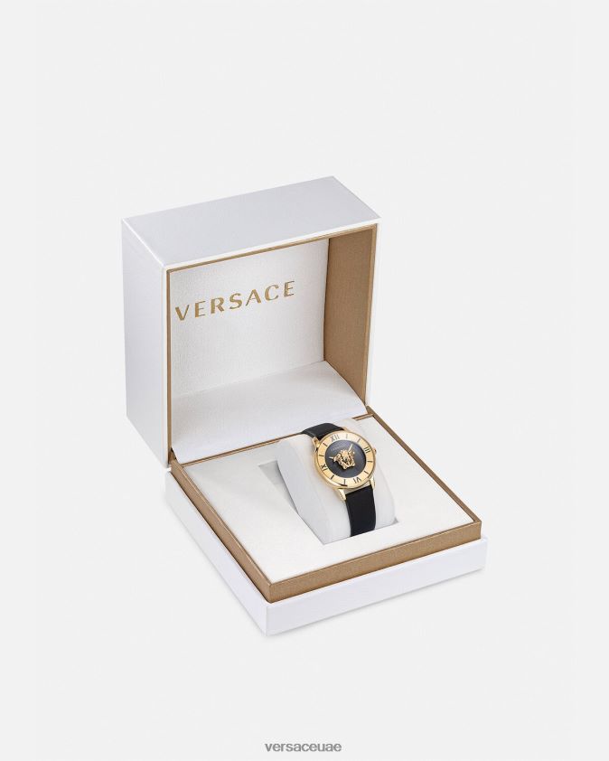 نحيف ساعة لا ميدوسا Versace أسود 0FVD2J986 مُكَمِّلات