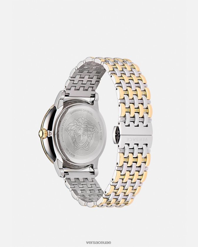 نحيف ساعة لا ميدوسا Versace ذهب فضه 0FVD2J990 مُكَمِّلات
