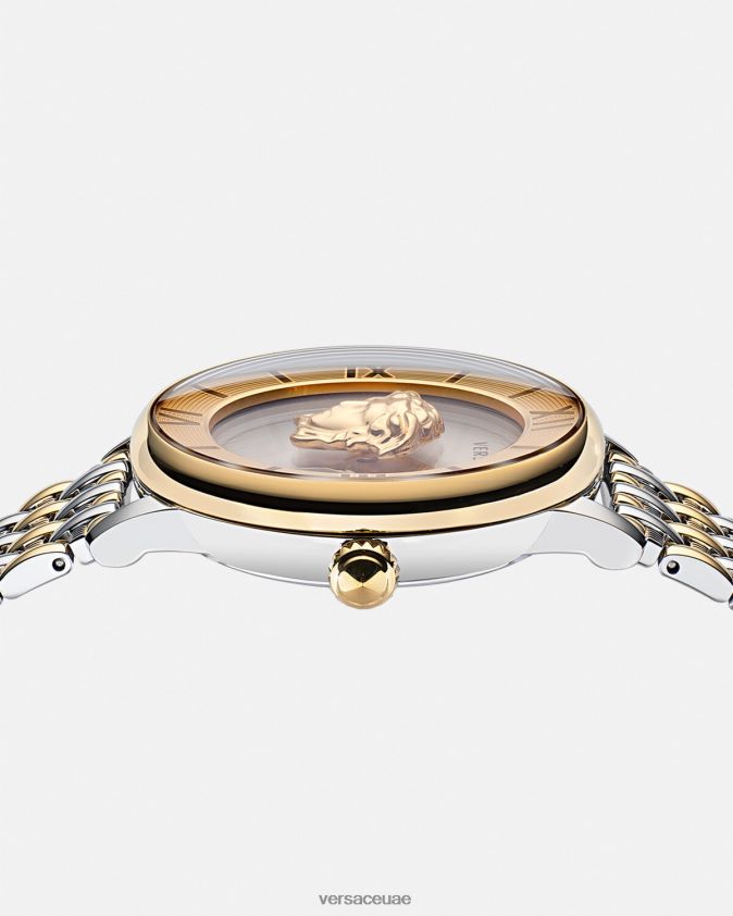 نحيف ساعة لا ميدوسا Versace ذهب فضه 0FVD2J990 مُكَمِّلات