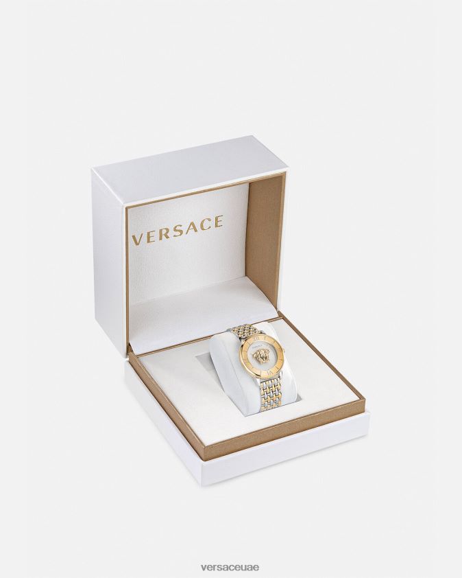 نحيف ساعة لا ميدوسا Versace ذهب فضه 0FVD2J990 مُكَمِّلات