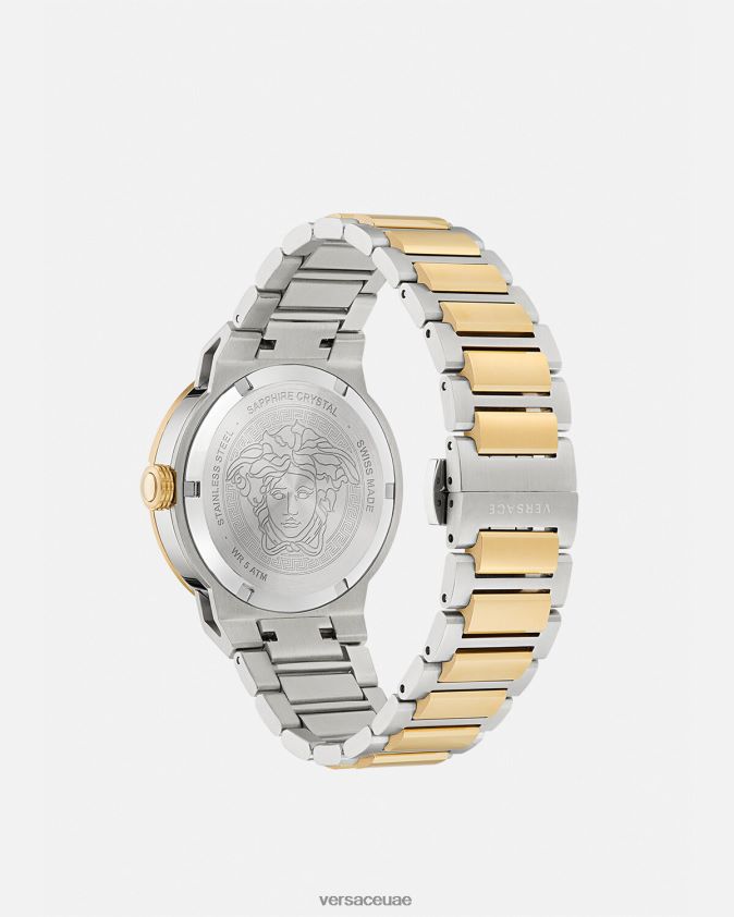 نحيف ساعة ميدوسا اللانهائية Versace ذهب فضه 0FVD2J996 مُكَمِّلات