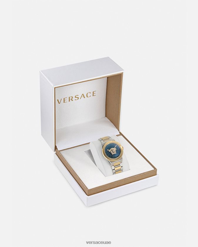نحيف ساعة ميدوسا اللانهائية Versace ذهب فضه 0FVD2J996 مُكَمِّلات