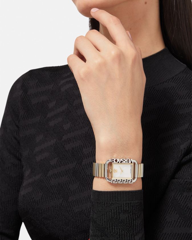 نحيف ساعة الذوق Versace ذهب فضه 0FVD2J997 مُكَمِّلات