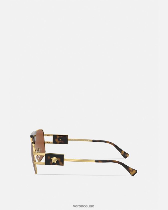 رجال مشروع خاص النظارات الشمسية المربعة Versace com.onul 0FVD2J1673 مُكَمِّلات