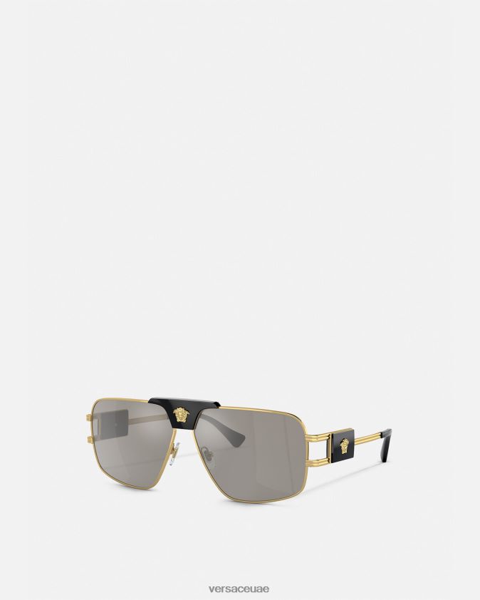 رجال مشروع خاص النظارات الشمسية المربعة Versace com.onul 0FVD2J1674 مُكَمِّلات