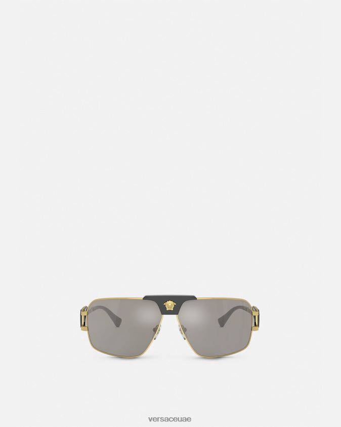 رجال مشروع خاص النظارات الشمسية المربعة Versace com.onul 0FVD2J1674 مُكَمِّلات