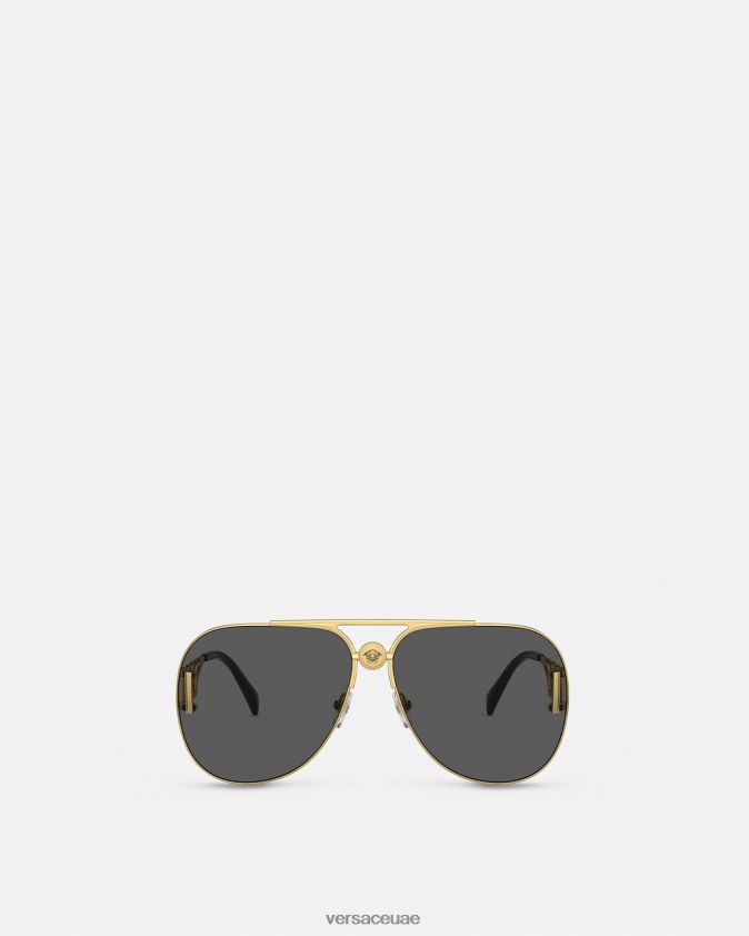 نحيف النظارات الشمسية ميدوسا بيجي الطيار Versace com.onul 0FVD2J597 مُكَمِّلات
