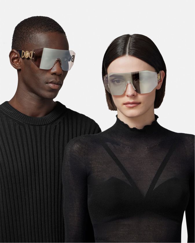 نحيف النظارات الشمسية قناع ميدوسا بيجي Versace com.onul 0FVD2J608 مُكَمِّلات