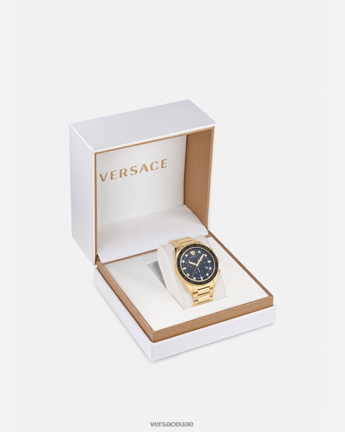 رجال ساعة كرونو قبة يونانية Versace pnul 0FVD2J1704 مُكَمِّلات