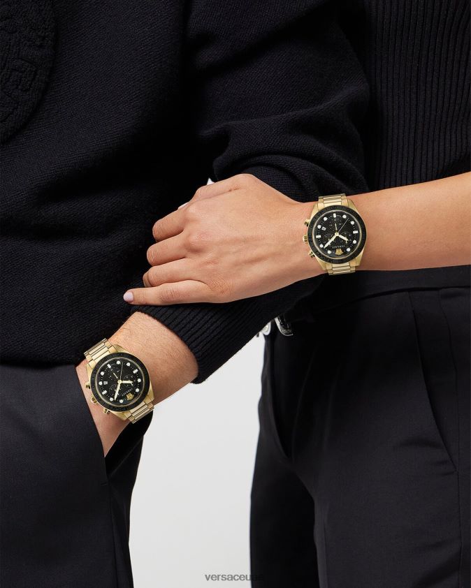 رجال ساعة كرونو قبة يونانية Versace pnul 0FVD2J1704 مُكَمِّلات