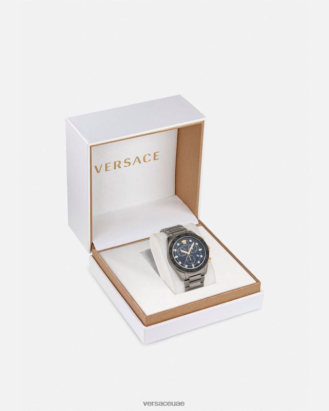 رجال ساعة كرونو قبة يونانية Versace pnul 0FVD2J1705 مُكَمِّلات