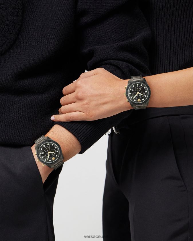 رجال ساعة كرونو قبة يونانية Versace pnul 0FVD2J1705 مُكَمِّلات
