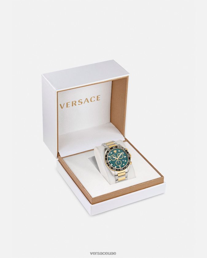 رجال ساعة كرونو قبة يونانية Versace pnul 0FVD2J1707 مُكَمِّلات