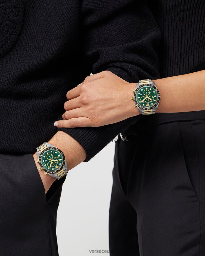 رجال ساعة كرونو قبة يونانية Versace pnul 0FVD2J1707 مُكَمِّلات