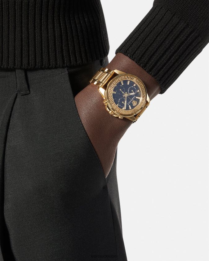 رجال ساعة كرونو أكشن يونانية Versace pnul 0FVD2J1709 مُكَمِّلات