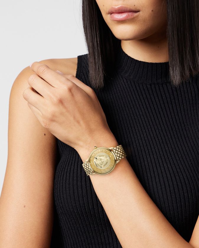نحيف ساعة ميدوسا الكيمياء Versace pnul 0FVD2J944 مُكَمِّلات