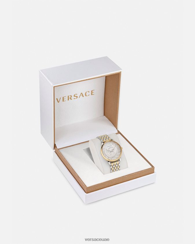 نحيف ساعة ميدوسا الكيمياء Versace pnul 0FVD2J945 مُكَمِّلات