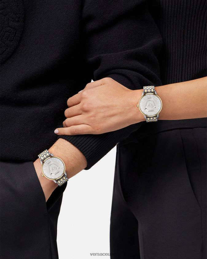 نحيف ساعة ميدوسا الكيمياء Versace pnul 0FVD2J945 مُكَمِّلات