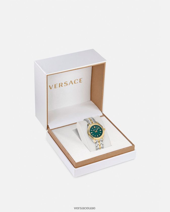 نحيف ساعة سيدة بالتوقيت اليوناني Versace pnul 0FVD2J946 مُكَمِّلات