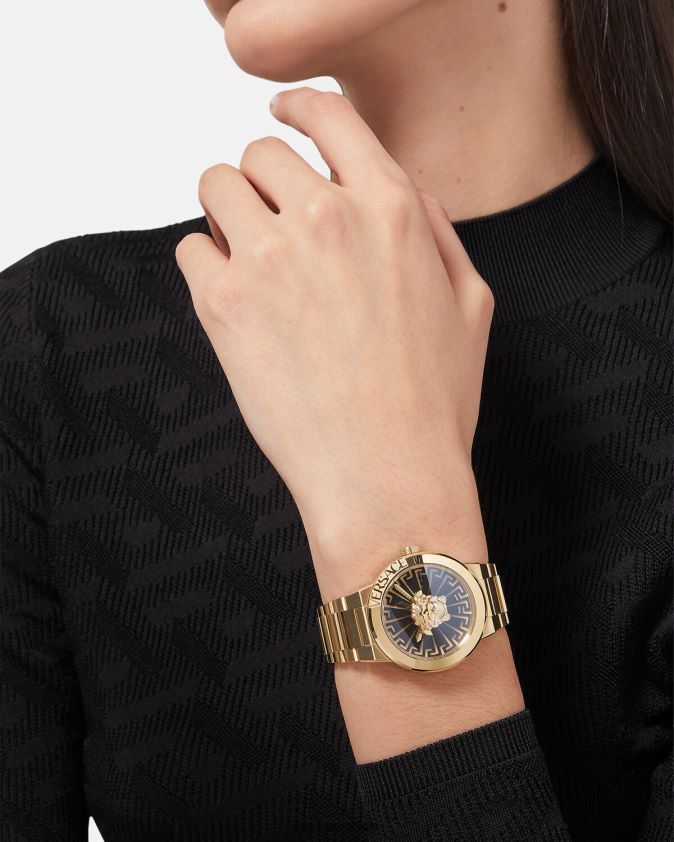 نحيف ساعة ميدوسا اللانهائية Versace pnul 0FVD2J955 مُكَمِّلات