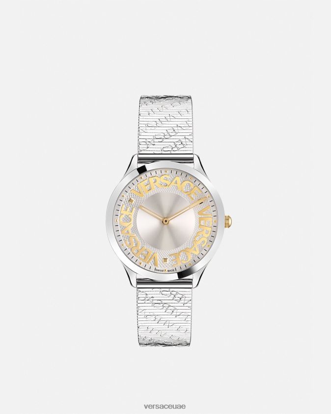 نحيف ساعة هالة الشعار Versace pnul 0FVD2J969 مُكَمِّلات