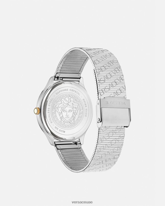 نحيف ساعة هالة الشعار Versace pnul 0FVD2J969 مُكَمِّلات