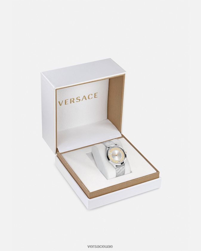 نحيف ساعة هالة الشعار Versace pnul 0FVD2J969 مُكَمِّلات