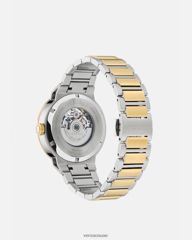 نحيف ساعة ميدوسا إنفينيت الهيكل العظمي Versace pnul 0FVD2J975 مُكَمِّلات