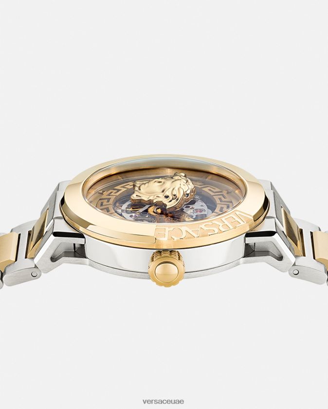نحيف ساعة ميدوسا إنفينيت الهيكل العظمي Versace pnul 0FVD2J975 مُكَمِّلات