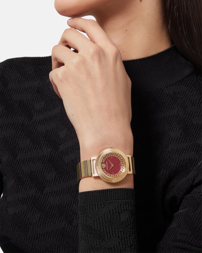 نحيف ساعة يونانية أنيقة Versace pnul 0FVD2J982 مُكَمِّلات
