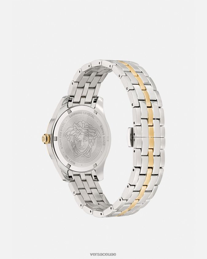 نحيف ساعة سيدة بالتوقيت اليوناني Versace pnul 0FVD2J988 مُكَمِّلات