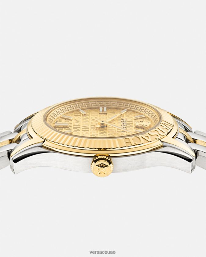 نحيف ساعة سيدة بالتوقيت اليوناني Versace pnul 0FVD2J988 مُكَمِّلات