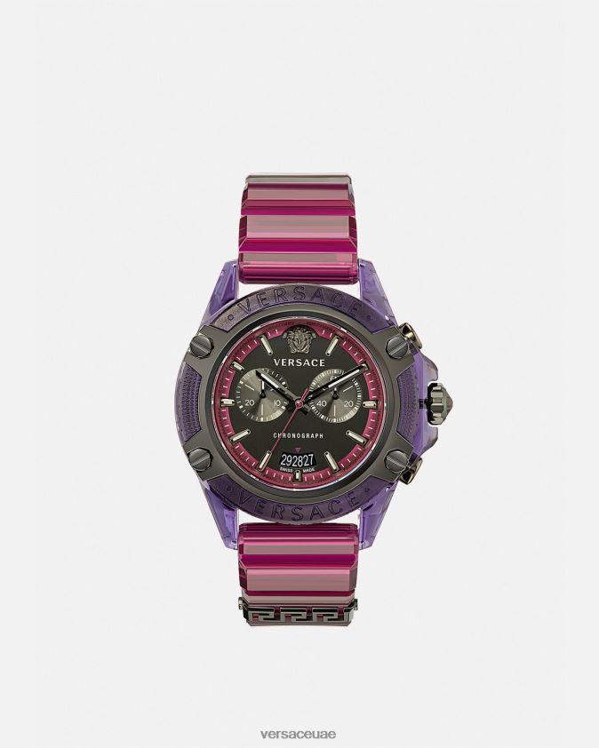 نحيف أيقونة الساعة النشطة Versace pnul 0FVD2J989 مُكَمِّلات