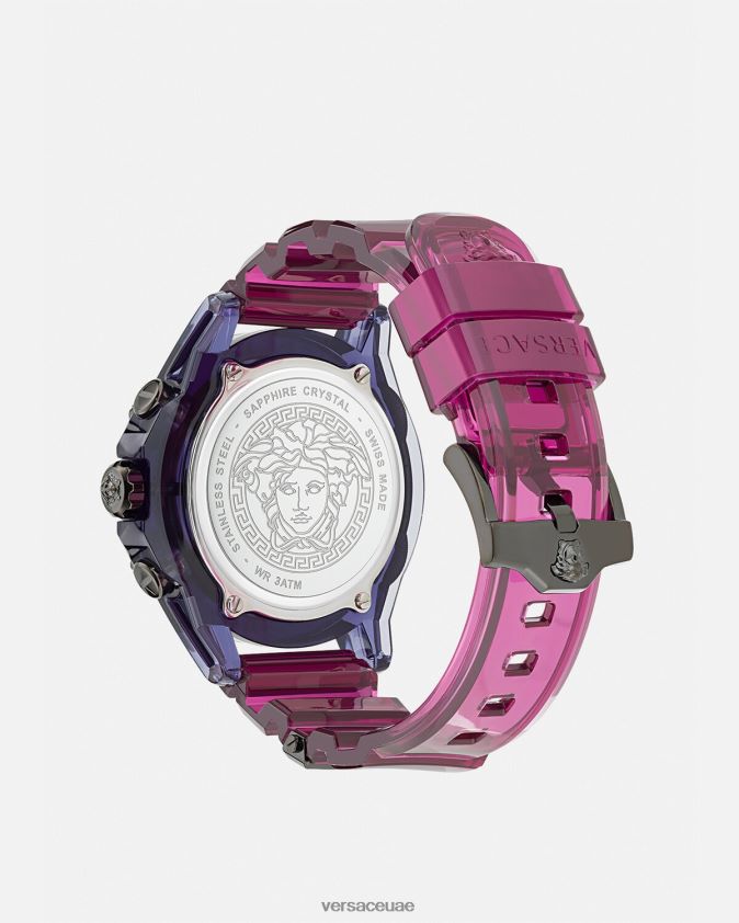 نحيف أيقونة الساعة النشطة Versace pnul 0FVD2J989 مُكَمِّلات