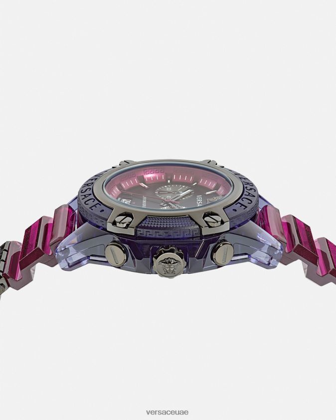 نحيف أيقونة الساعة النشطة Versace pnul 0FVD2J989 مُكَمِّلات
