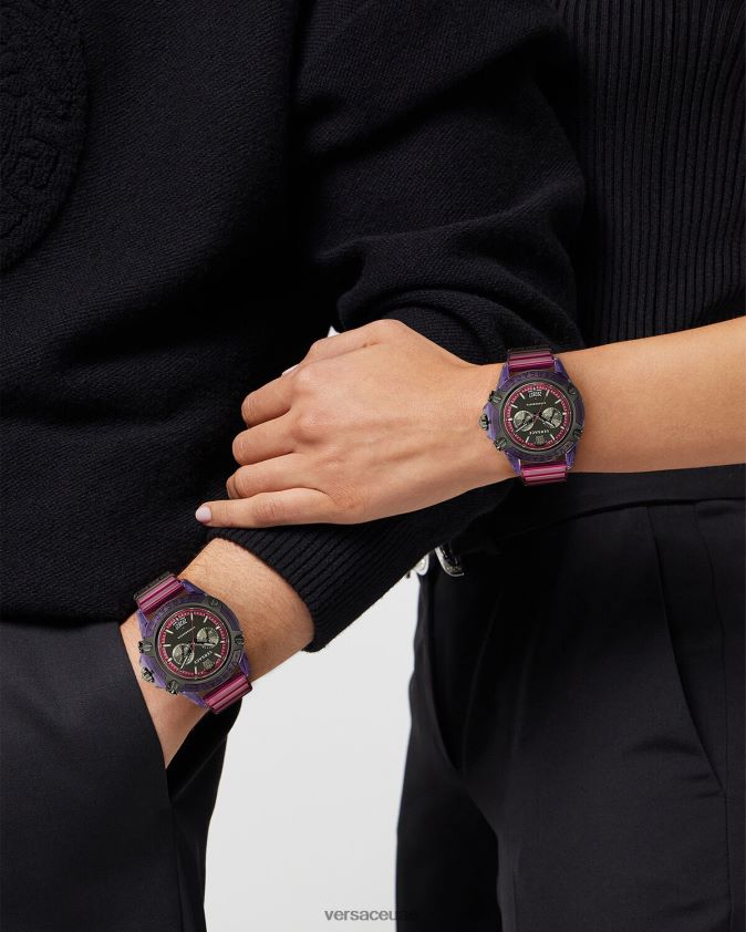 نحيف أيقونة الساعة النشطة Versace pnul 0FVD2J989 مُكَمِّلات
