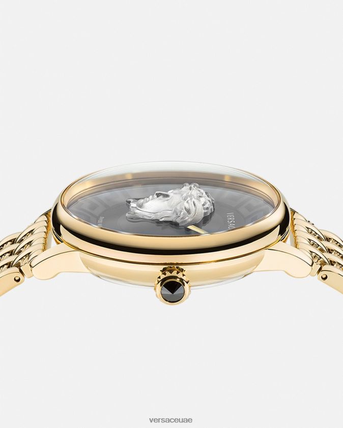 نحيف ساعة ميدوسا الكيمياء Versace pnul 0FVD2J991 مُكَمِّلات