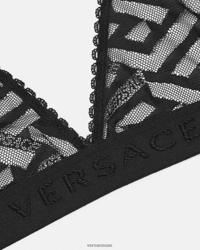 نحيف لا اليونان تول bralette Versace أسود 0FVD2J1073 الملابس الداخلية وملابس البحر