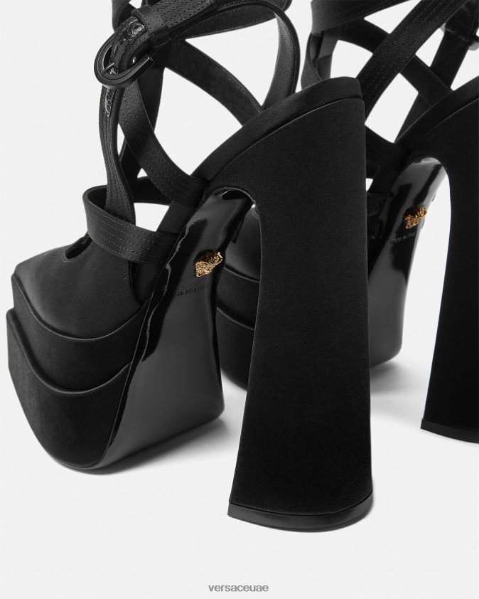 نحيف مضخات منصة قفص مدببة من إيفيتاس Versace أسود 0FVD2J404 حذاء