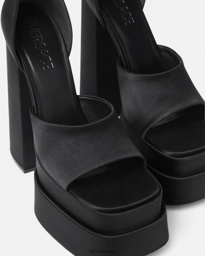 نحيف صندل منصة ميدوسا أفيتاس Versace أسود 0FVD2J424 حذاء
