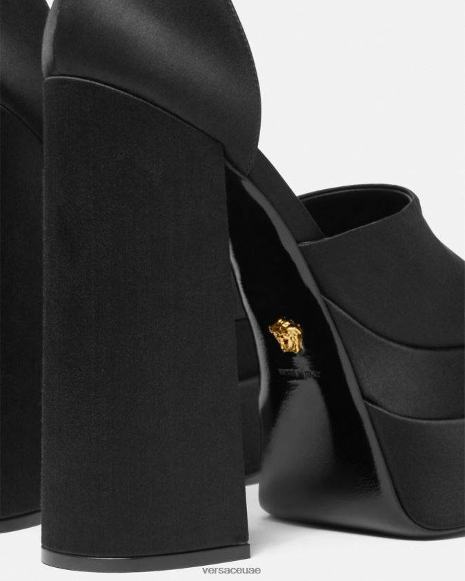 نحيف صندل منصة ميدوسا أفيتاس Versace أسود 0FVD2J424 حذاء