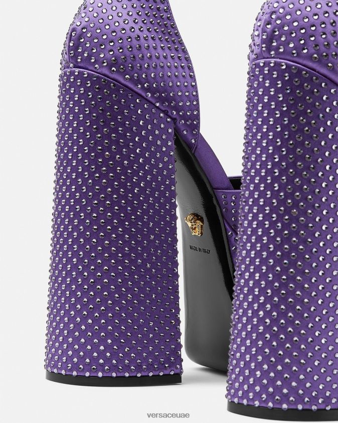 نحيف صندل منصة ميدوسا أفيتاس Versace البنفسجي 0FVD2J426 حذاء