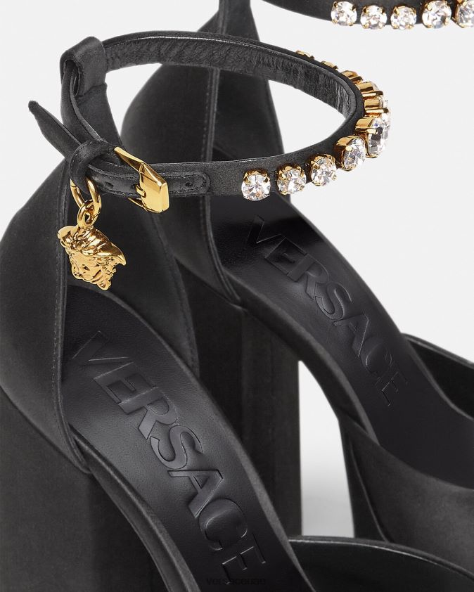 نحيف مضخات منصة ميدوسا aevitas Versace أسود 0FVD2J409 حذاء