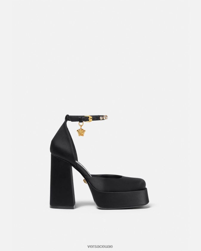 نحيف مضخات ميدوسا aevitas منصة واحدة Versace أسود 0FVD2J415 حذاء