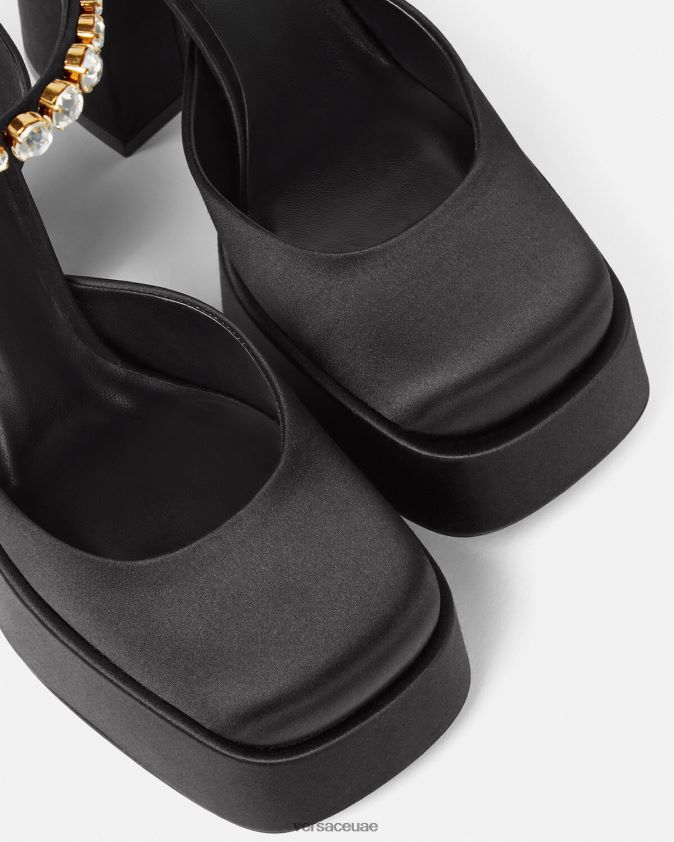 نحيف مضخات ميدوسا aevitas منصة واحدة Versace أسود 0FVD2J415 حذاء