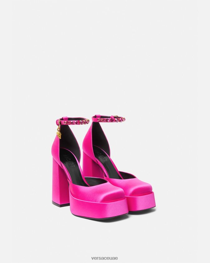 نحيف مضخات ميدوسا aevitas منصة واحدة Versace ضارب الى الحمرة 0FVD2J416 حذاء